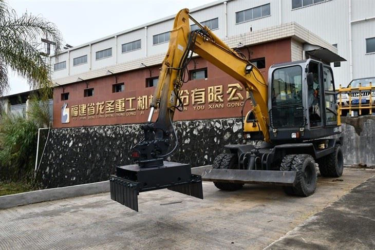 360-Degree Hydraulic Electric-Controlled Brick Grapple