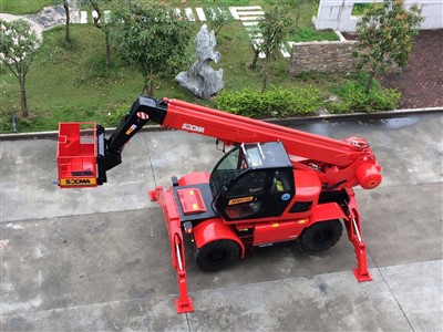 Telehandler cylchdroi SOCMA Gwerthu Teledriniwr 360 Gradd Rotator Telehandler cylchdroi 15 metr