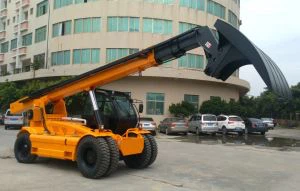 Telehandler SOCMA Ar gyfer Dadlwytho Cargo Swmp