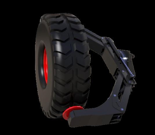 Triniwr Telesgopig TrinIwr Tires Lleihau Tire Clamp